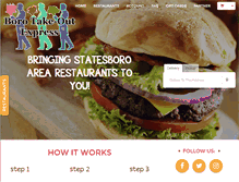 Tablet Screenshot of borotakeout.com